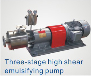 二级管线式高剪切乳化泵