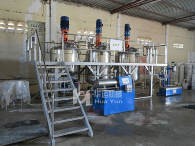 Angola customers purchased HYC-2000 coating complete sets of equipment